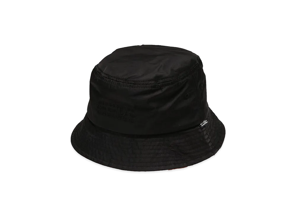MM6 Maison Margiela Numeric Logo Embroidery Nylon Bucket Hat "Black"