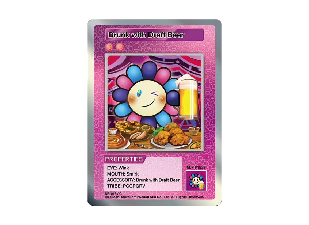 酔っぱらい 生ビール C [SP-015]【英語版】(ムラカミフラワーズ 108フラワーズ)