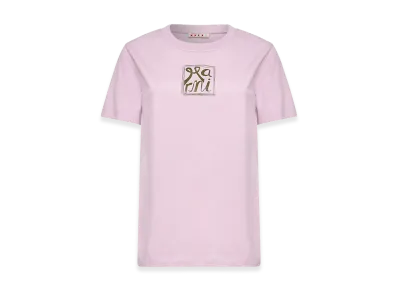 MARNI Women's Printed T-Shirt "Pink"