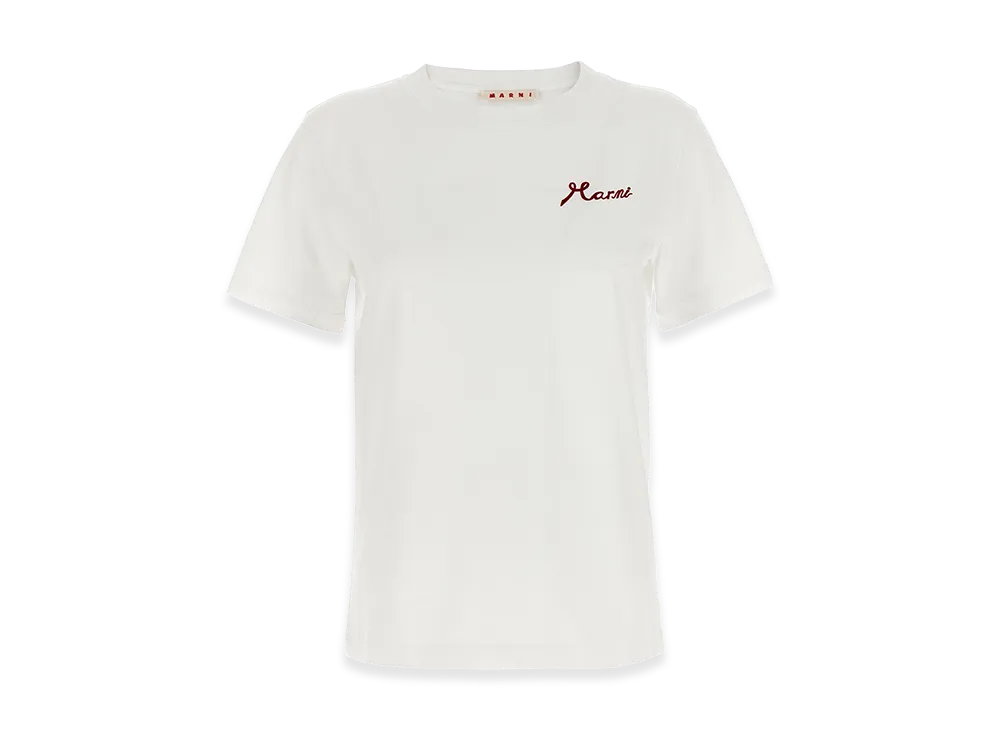 MARNI Women's Cotton T-Shirt "White"