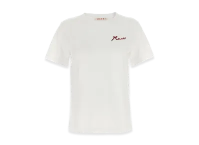 MARNI Women's Cotton T-Shirt "White"