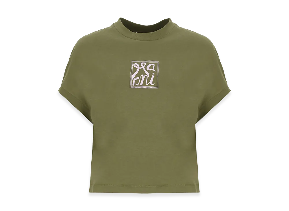 MARNI Women's T-Shirts "Green"
