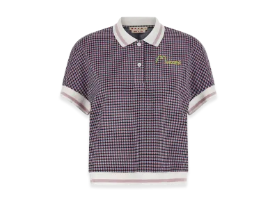 MARNI Women's Polo "Pink/Black"