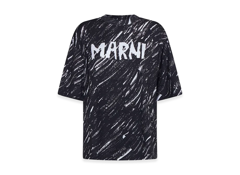 MARNI Women's T-Shirts "Black"