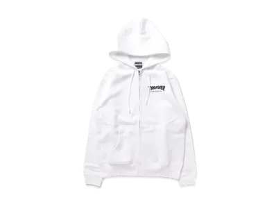 THRASHER Hometown Emb Zip Hoodie Sweat Parka "Gray"