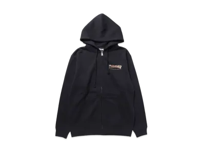 THRASHER Hometown Emb Zip Hoodie Sweat Parka "Navy"