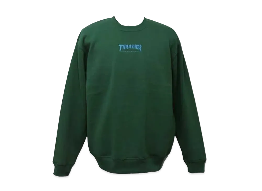 THRASHER Hometown Crew Sweat "Green"