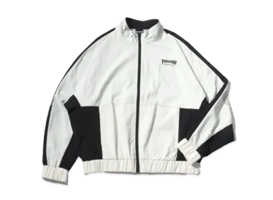 THRASHER One-Point Logo Embroidery Back Print Color Scheme Bicolor Nylon Jacket