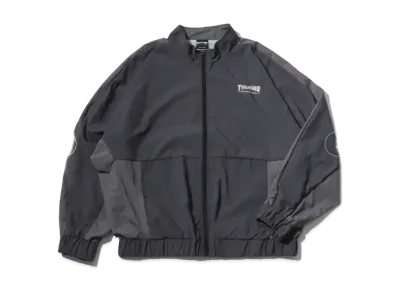 THRASHER One-Point Logo Embroidery Back Print Color Scheme Bicolor Nylon Jacket