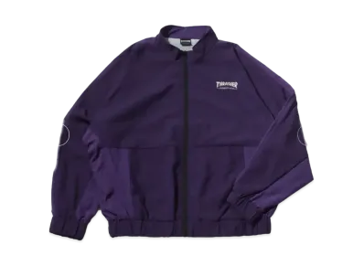 THRASHER One-Point Logo Embroidery Back Print Color Scheme Bicolor Nylon Jacket