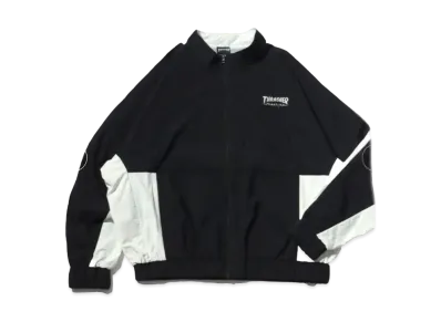 THRASHER One-Point Logo Embroidery Back Print Color Scheme Bicolor Nylon Jacket