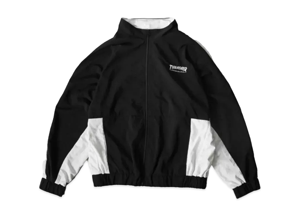 THRASHER One Point Logo Embroidery Nylon Washer Lining Mesh Blouson
