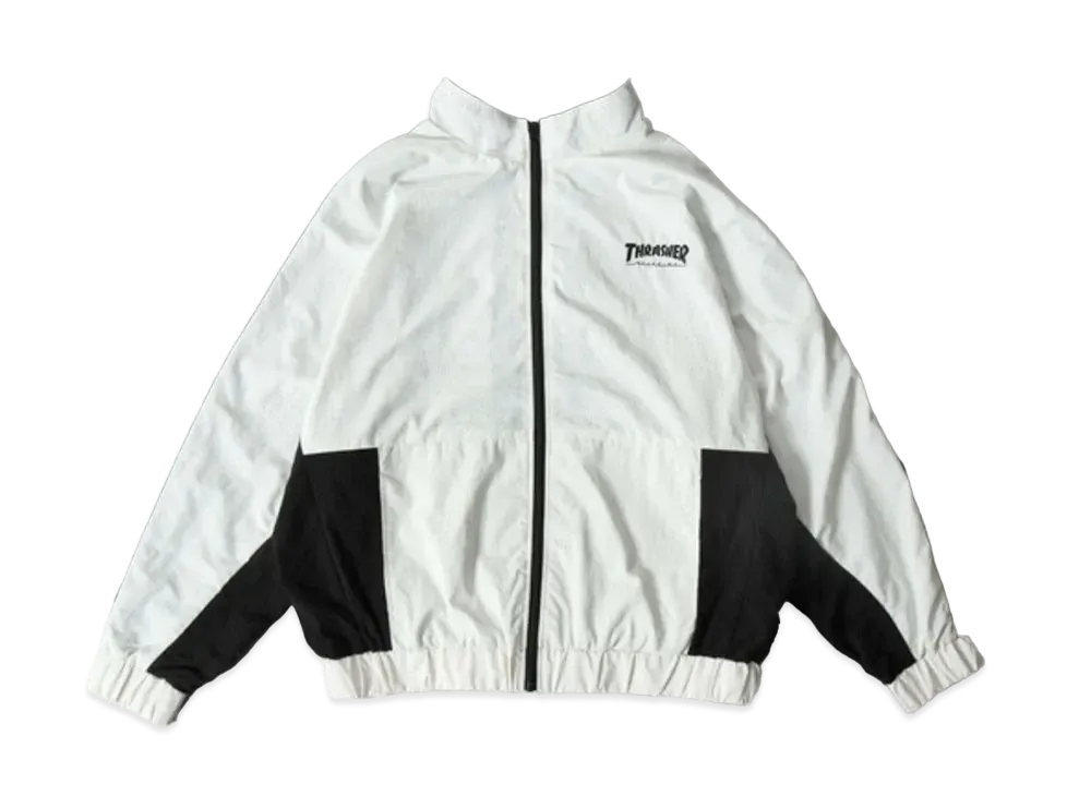 THRASHER One Point Logo Embroidery Nylon Washer Lining Mesh Blouson