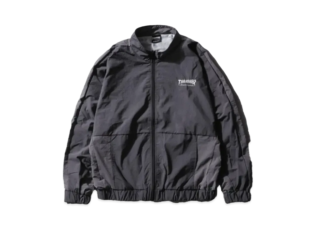 THRASHER One Point Logo Embroidery Nylon Washer Lining Mesh Blouson