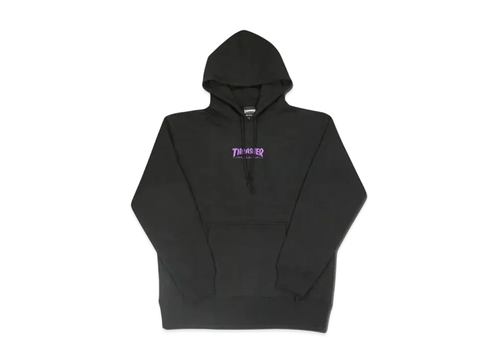 THRASHER Hometown Hoodie Sweat Parka "Black/Purple"