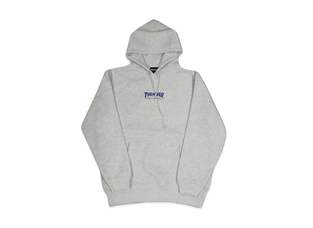 THRASHER Hometown Hoodie Sweat Parka "Ash Grey"