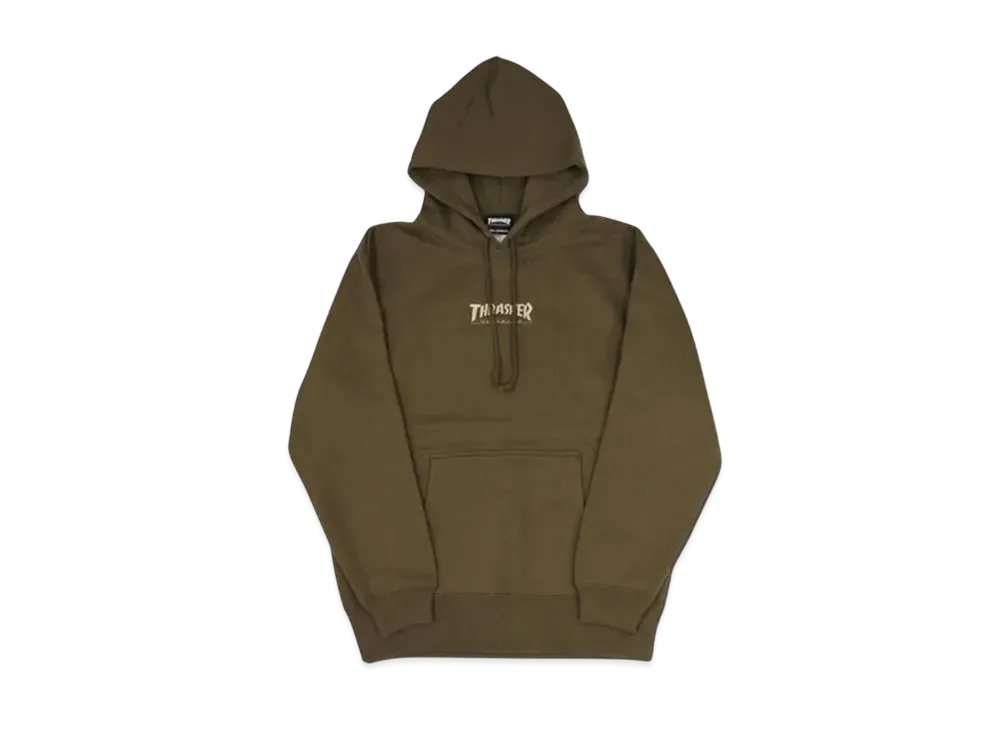 THRASHER Hometown Hoodie Sweat Parka "Brown"