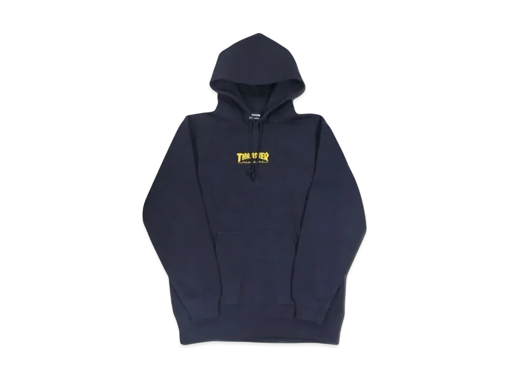 THRASHER Hometown Hoodie Sweat Parka "Navy"