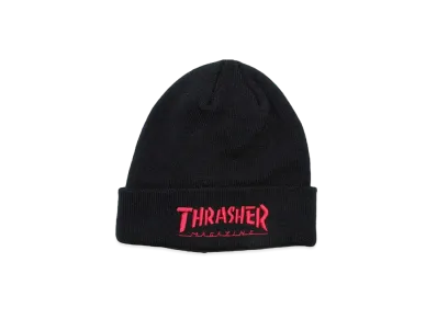 THRASHER Mag Logo Beanie "Black/Red"
