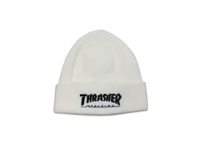 THRASHER Mag Logo Beanie "White"