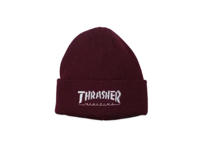 THRASHER Mag Logo Beanie "Burgundy"