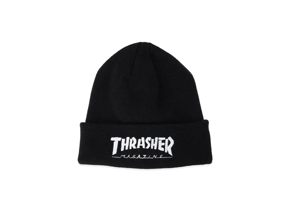 THRASHER Mag Logo Beanie "Black/White"