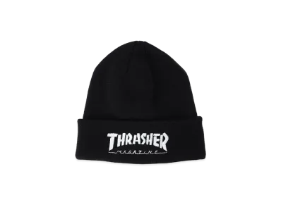 THRASHER Mag Logo Beanie "Black/White"