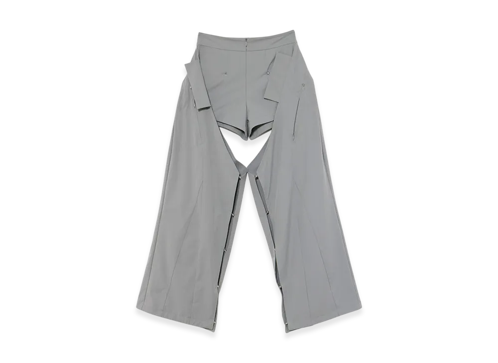 THEREDTHREAD G Tech Magnet Skirtpants "Gray"