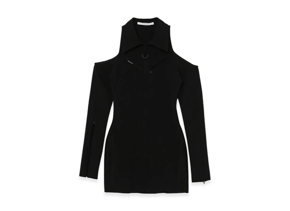 ザレッドスレッド Gテック ジャージー ブラウス ドレス "ブラック"