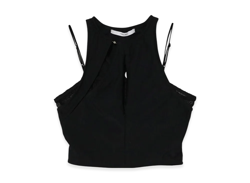 THEREDTHREAD G Tech Magnet Under Lace Tops "Black"