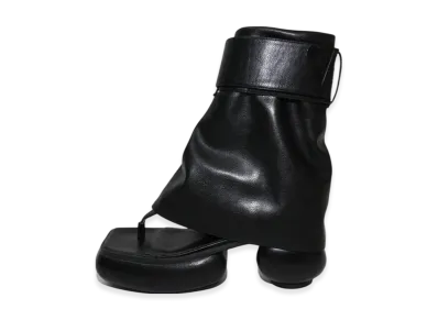 THEREDTHREAD S Socks Cover Boots "Black"