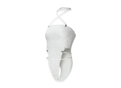 THEREDTHREAD S Clip Garter Body "White"