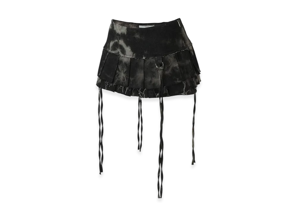 THEREDTHREAD S W Pleats Crash Skirt 