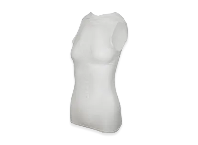 THEREDTHREAD S Logo Hoodie Tank "White"
