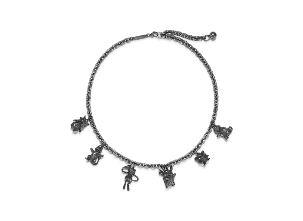Tiffany & Co. x Daniel Arsham x Pokemon 6 Character Necklace Diamond "Sterling Silver"