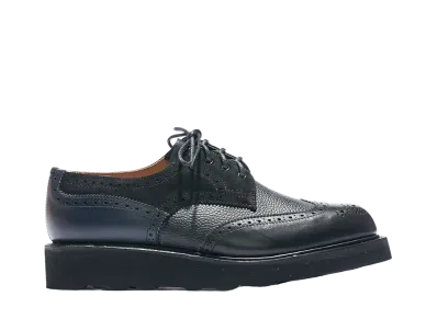 Tricker’s x Engineered Garments Women's Brogue Shoe Leather "Black" Morflex Sole