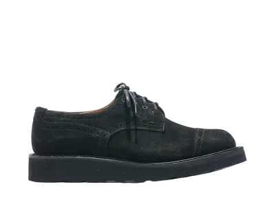Tricker’s x Engineered Garments Women's Asymmetric Gibson Suede "Black" Morflex Sole