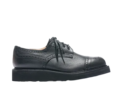 Tricker’s x Engineered Garments Women's Asymmetric Gibson Olivvia SG "Black" Morflex Sole