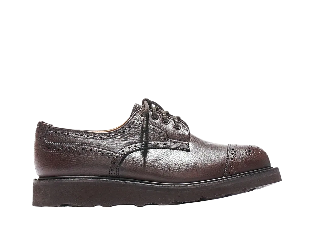 Tricker’s x Engineered Garments Women's Asymmetric Gibson Olivvia SG "Brown" Morflex Sole