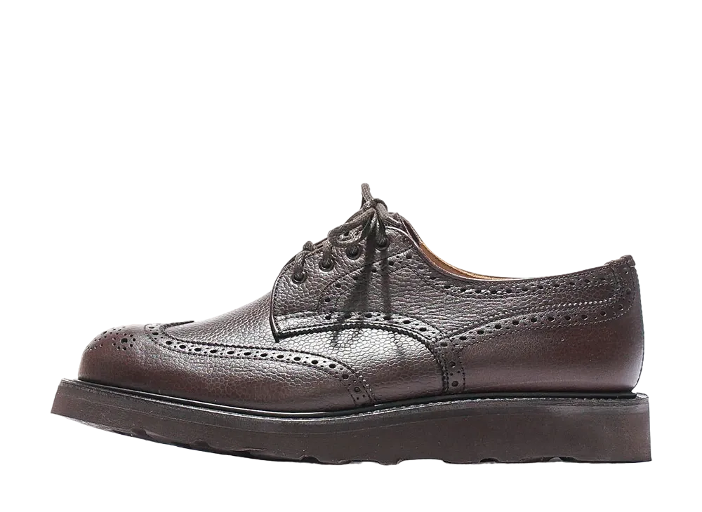 Tricker’s x Engineered Garments Asymmetric Gibson Scotch Grain "Brown" Morflex Sole