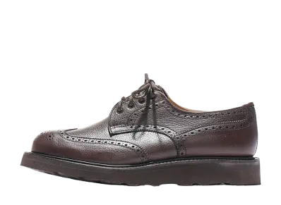 Tricker’s x Engineered Garments Asymmetric Gibson Scotch Grain "Brown" Morflex Sole