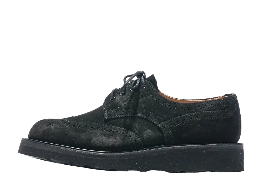 Tricker’s x Engineered Garments Asymmetric Gibson Suede "Black" Morflex Sole
