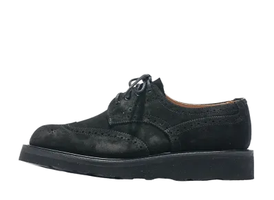 Tricker’s x Engineered Garments Asymmetric Gibson Suede "Black" Morflex Sole