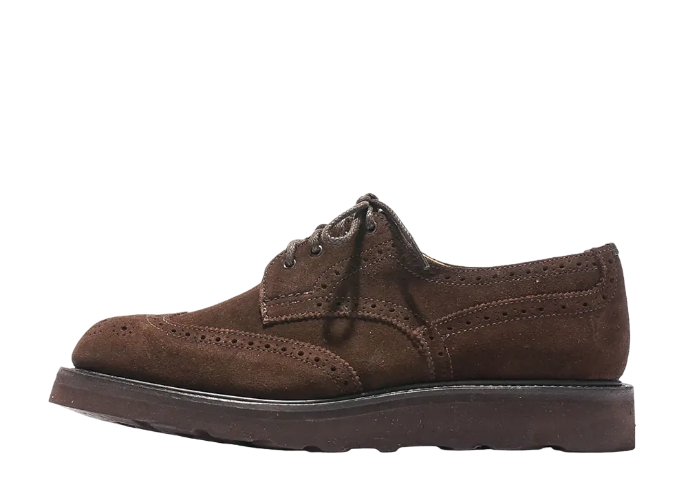Tricker’s x Engineered Garments Asymmetric Gibson Suede "Brown" Morflex Sole