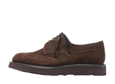 Tricker’s x Engineered Garments Asymmetric Gibson Suede "Brown" Morflex Sole