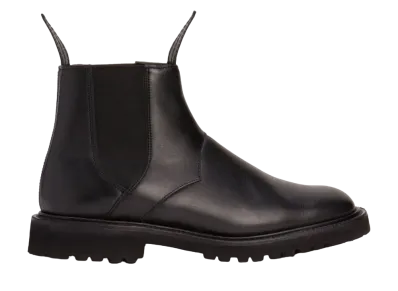 Tricker’s x Mackintosh 0001 X Leather Boot Smooth Leather "Black" Vibram Sole