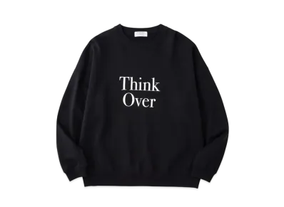 POET MEETS DUBWISE THINK OVER Oversized Sweat "D.Navy"