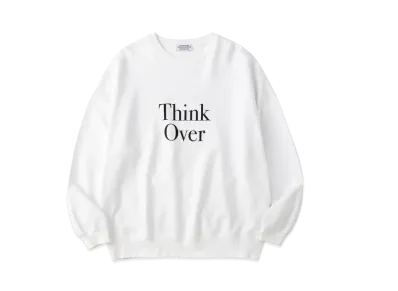 POET MEETS DUBWISE THINK OVER Oversized Sweat "White"