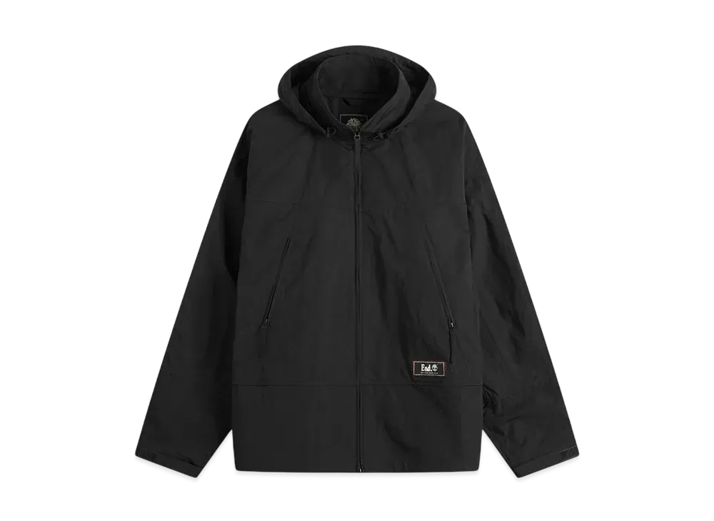 END. x Timberland Windbreaker Jacket "Black"
