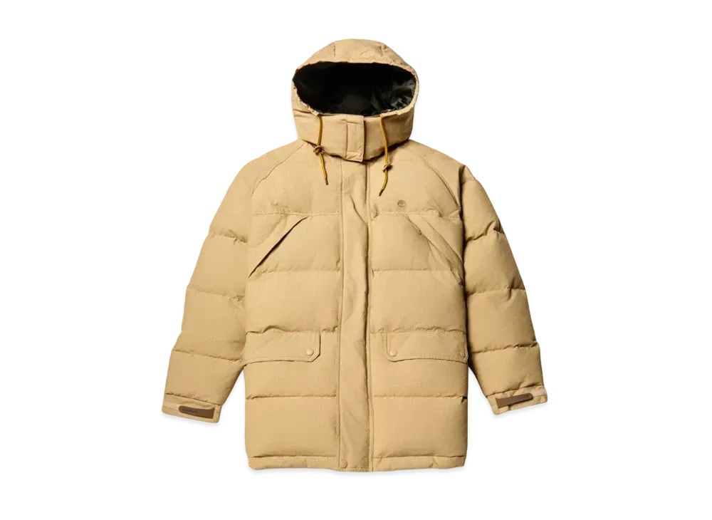 Timberland Allgender Heavy Duty Long Down Jacket "Khaki"